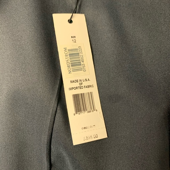 Theory Lana Tuck Stripe Open Blazer Navy 12 - Picture 12 of 14